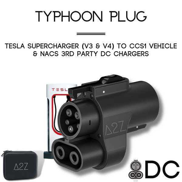 Adaptateur NACS TYPHOON (Tesla Supercharger et autres Bornes Rapides N