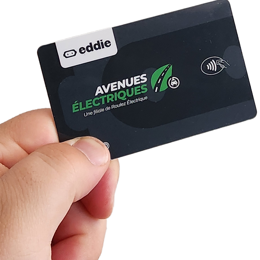 Carte de recharge Avenues Électrique incluant 25$ en crédit (taxes incluse)