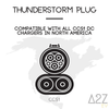 Adaptateur Thunderstorm CCS Combo DC pour Tesla