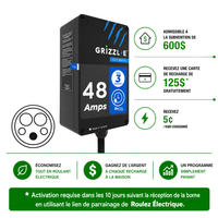 GRIZZL-E Ultimate 48A - Borne Fixe