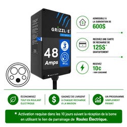 GRIZZL-E Ultimate 48A - Borne Fixe