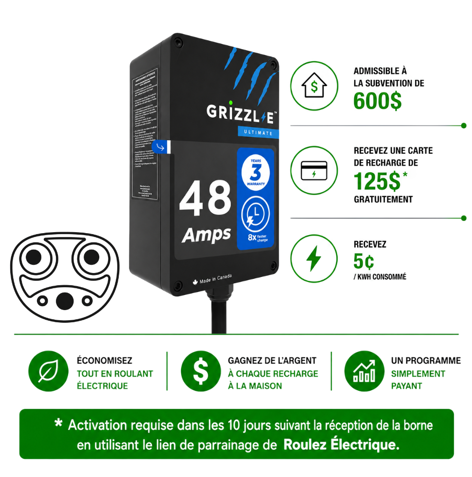 GRIZZL-E Ultimate 48A - Borne Fixe – RoulezElectrique
