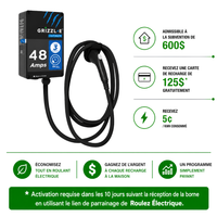 GRIZZL-E Ultimate 48A - Borne Fixe