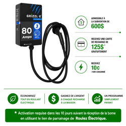 GRIZZL-E Ultimate 80A - Borne Fixe