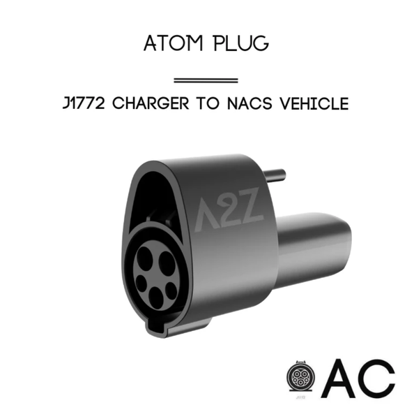 J1772 vers NACS – Atome (Atom) de A2Z EV