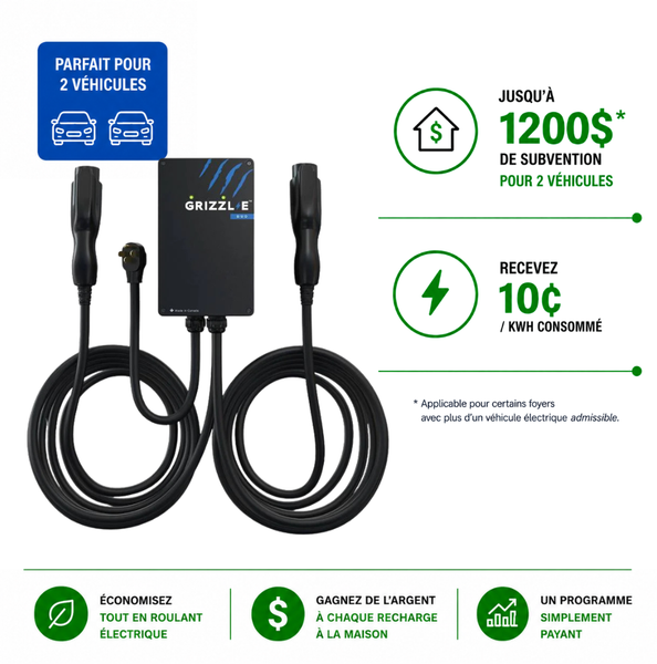 Grizzl-E DUO Connect 40A - NEMA 14-50