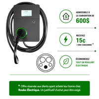 Borne de recharge commerciale FractalEV