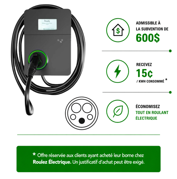 Borne de recharge commerciale FractalEV