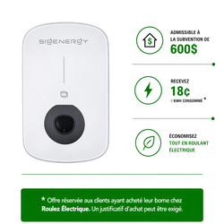 Sigen EVAC – Borne de recharge AC 11,5 kW