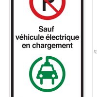 Affiche de stationnement 