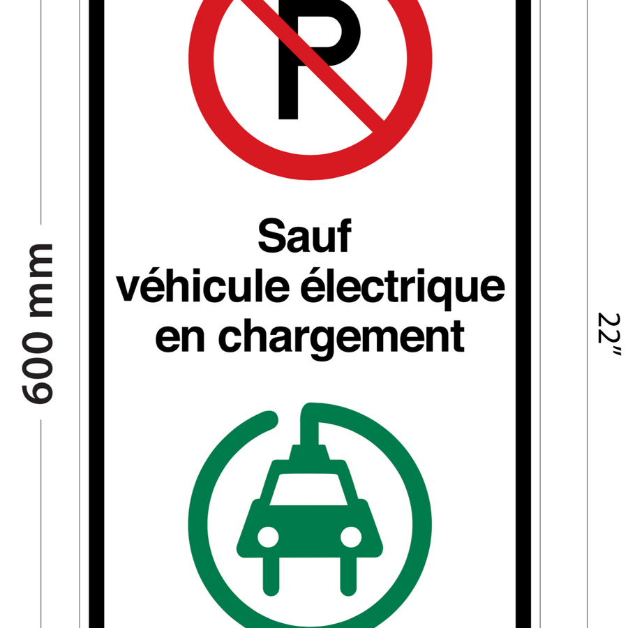 Affiche de stationnement 